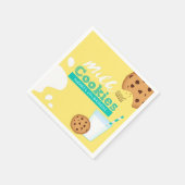 Melk en chocolade Chip Cookies Birthday Party Servetten (Hoek)