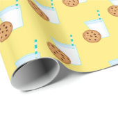 Melk en chocolade Chip Cookies Cadeaupapier (Rol Hoek)