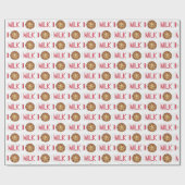 Melk en Cookies Chocolade Chip Cookie Milkman Cadeaupapier (Vlak)