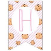 Melk en Cookies Roze Verjaardag Vlaggetjes (Tweede vlag)