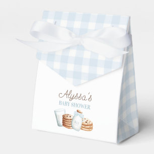 Melk en koekjes Baby shower Bedankdoosjes