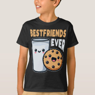 Melk en koekjes beste vrienden ooit grappig t-shirt