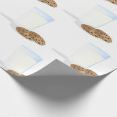 Melk en koekjes cadeaupapier (Hoek)