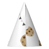 Melk en koekjes eerste verjaardagsfeestje petten feesthoedjes (Achterkant)