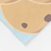 Melk en koekjes fleece deken (Hoek)