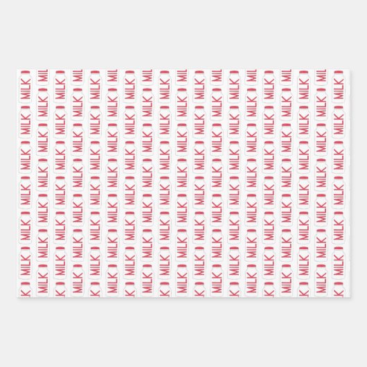 Melk en koekjes Jug Bottle Chocolate Chip Cookie Inpakpapier Vel (Voorkant 2)