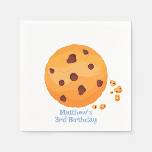 Melk en koekjes servet (Voorkant)