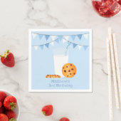 Melk en koekjes servet (Insitu)