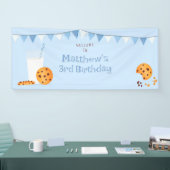 Melk en koekjes spandoek (Beurs)