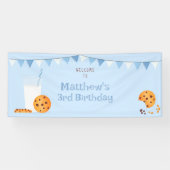 Melk en koekjes spandoek (Horizontaal)