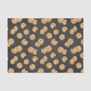 Melk en koekjes Verjaardag Tissue Papier Chocola