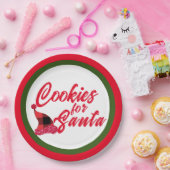  melk en koekjes voor Kerstmis Papieren Bordje (Feest)