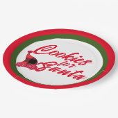  melk en koekjes voor Kerstmis Papieren Bordje (Gekanteld)