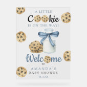 Melk en koekjes welkom Baby shower partij Acryl Bord (Voorkant)