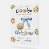 Melk en koekjes welkom Baby shower partij Acryl Bord (Hoek)