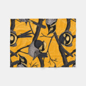 Melk, geel fleece deken (Voorkant (Horizontaal))