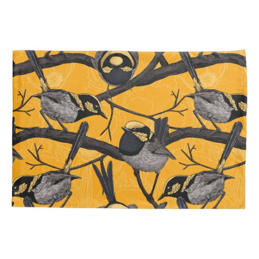 Melk, geel kussensloop (Achterkant)