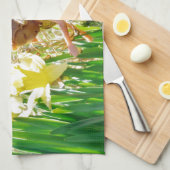 Melk in bloemen theedoek (Quarter Fold)