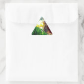 Melk in de Daffodils Driehoek Sticker (Tas)