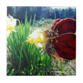 Melk in de Daffodils Tegeltje (Voorkant)