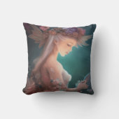 Melk in de Waterverf van de moonlight-tuin Kussen (Voorkant)