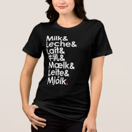 Melk Is Onze Liefdestaal Tri-Blend Shirt