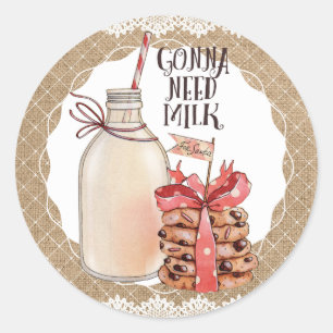 Melk Kerstkoekjes bakken uit de keuken van Ronde Sticker