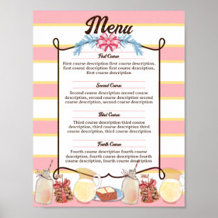 Melk koekjes bakken verkoop Kerstmis gepersonalise Poster