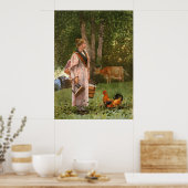 Melk Maid van Winslow Homer Poster (Keuken)