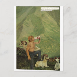 Melk man - briefkaart