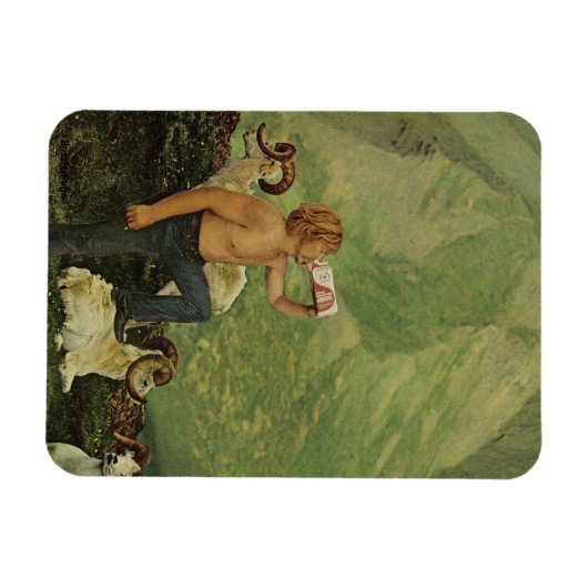 Melk man - magneet (Horizontaal)