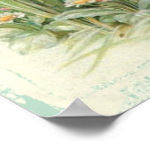 Melk met bloemen Poster (Hoek)