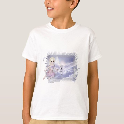 Melk met Design van Unicorn D2 T-shirt (Voorkant)