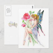 Melk met Ocarina Briefkaart (Voorkant / Achterkant)