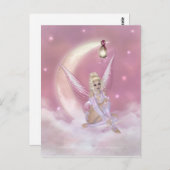 Melk op de maan - Fantasy Briefkaart 2 (Voorkant / Achterkant)