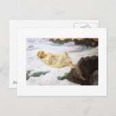 Melk op Snowy Mountaintop Briefkaart (Voorkant / Achterkant)