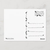 Melk op spinweb briefkaart (Achterkant)