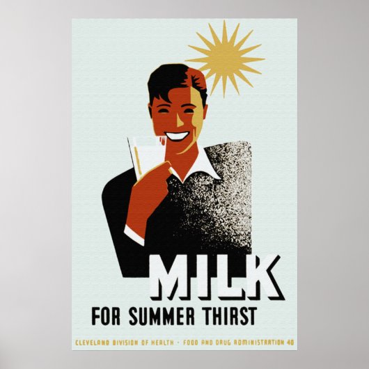 Melk Poster (Voorkant)