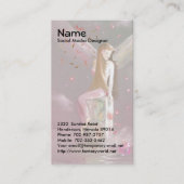 Melk, reflecterend Visitekaartje (Voorkant)