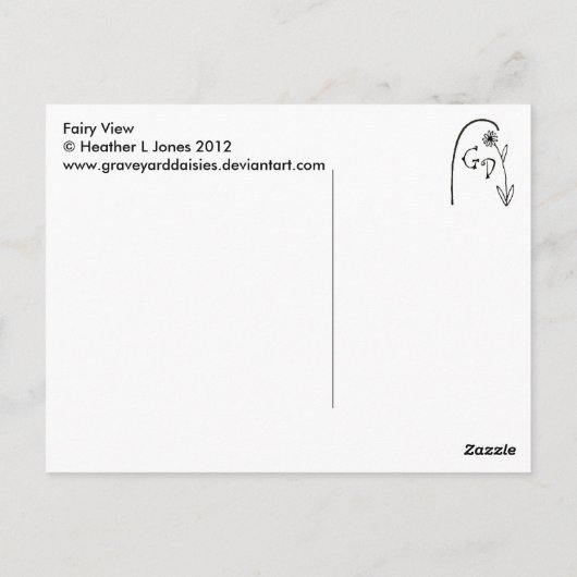 Melk Uitzicht Briefkaart (Achterkant)