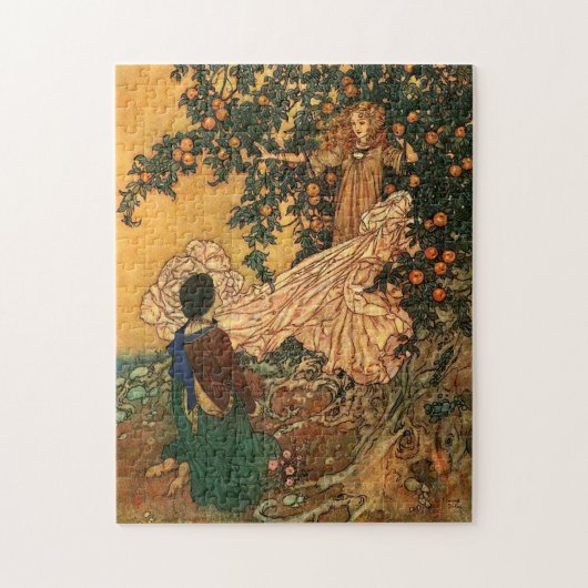 Melk van de tuinen van Edmund Dulac Legpuzzel (Verticaal)