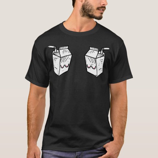 Melk vers borstvoeding t-shirt (Voorkant)