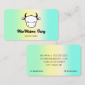 Melk Visitekaartje (Voorkant / Achterkant)