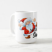 Melk voor de kerstman koffiemok (Voorkant links)