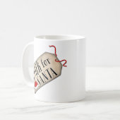 Melk voor de kerstman koffiemok (Voorkant links)