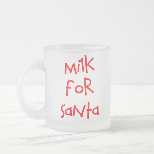 Melk voor de Mok van Santa Frosted (Links)