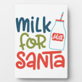 Melk voor Santa Fotoplaat (voorkant)