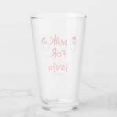 Melk voor Santa Glas (Achterkant)