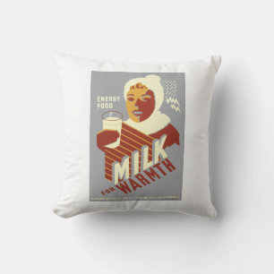 Melk voor Warmth Kussen
