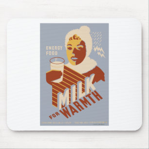 Melk voor Warmth Muismat